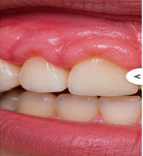 Illustrative before view for Gingivectomy