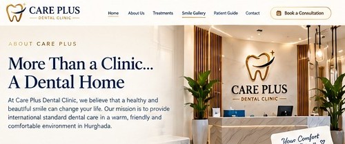Composite Veneers at Care Plus Dental Clinic in Hurghada